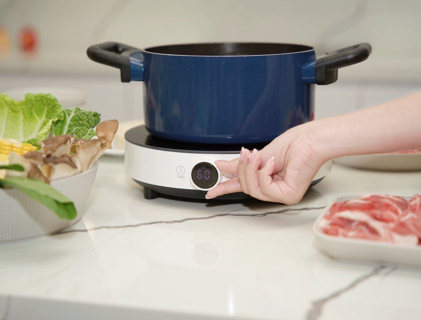  Bếp từ 9 mức nhiệt miLife N2 milife N2 công suất 2100w có đun liu riu, hẹn giờ - Bảo hành 12 tháng 