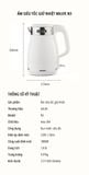  Ấm siêu tốc dung tích 1.8L miLife N5, inox 304, 1800w mạnh mẽ, đạt chuẩn SNI - Bảo hành 12 tháng 