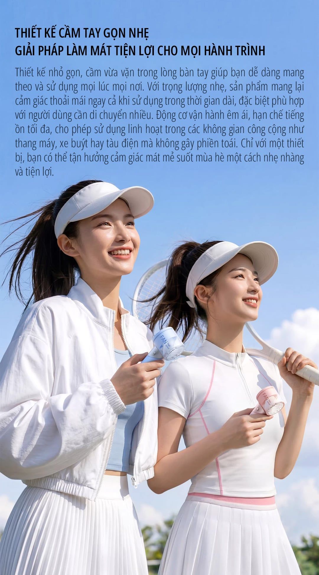  Quạt cầm tay sò lạnh miLife F11 thân xoay 180 độ, pin 4000mAh 9 tiếng, gió 9.8m/s - Bảo hành 12 tháng 