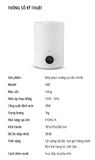  Máy phun sương tạo ẩm milife Model H88 điều chỉnh được độ ẩm - Dung tích 3,5 lít dùng được tinh dầu 