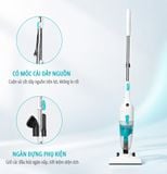  Máy hút bụi cầm tay có dây miLife DX16 - Lực hút 16000Pa công suất 600W 3 đầu hút dây dài 5m 