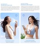  Quạt cầm tay sò lạnh miLife F11 thân xoay 180 độ, pin 4000mAh 9 tiếng, gió 9.8m/s - Bảo hành 12 tháng 