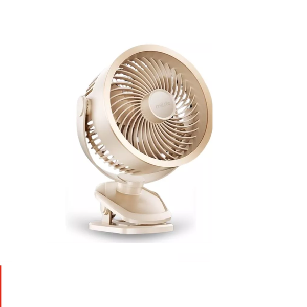  Quạt kẹp tích điện miLife F3A cánh 12cm 