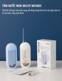  Máy tăm nước mini miLife MEO803 bình nước 150ml, pin 40 ngày - Bảo hành 12 tháng 