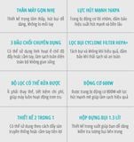  Máy hút bụi cầm tay có dây miLife DX16 - Lực hút 16000Pa công suất 600W 3 đầu hút dây dài 5m 