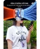  Quạt cầm tay tích điện miLife F10 đầu xoay 180 độ 