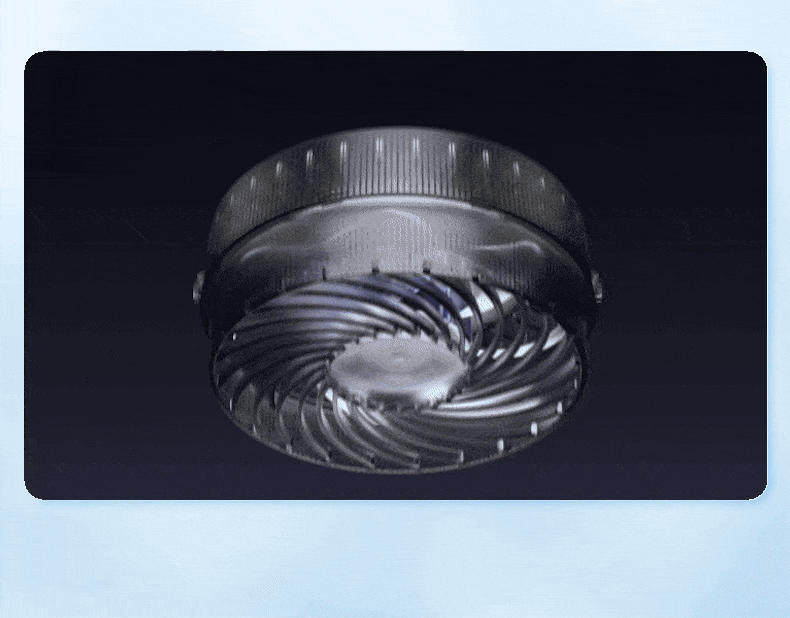  Quạt kẹp tích điện miLife F3B cánh quạt lớn 18cm pin 4000mAh 