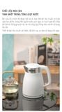  Ấm siêu tốc dung tích 1.8L miLife N5, inox 304, 1800w mạnh mẽ, đạt chuẩn SNI - Bảo hành 12 tháng 
