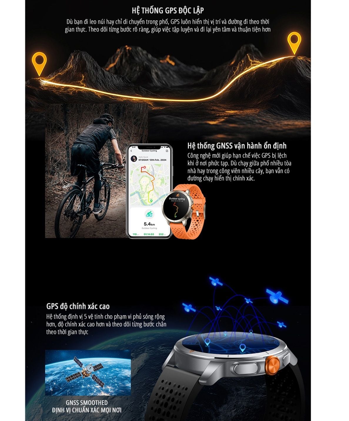  Đồng hồ thông minh đi bơi thể thao nghe gọi HaWoFit KW338 - Kháng nước 5ATM, Ghi âm, GPS độc lập, Chat GPT 