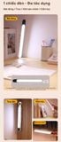  Đèn học đèn bàn thông minh chống cận milife X9 pin sạc tích điện - lắp đặt linh hoạt , điều chỉnh xoay 80 độ 