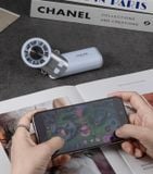  Quạt cầm tay sò lạnh miLife F11 thân xoay 180 độ, pin 4000mAh 9 tiếng, gió 9.8m/s - Bảo hành 12 tháng 