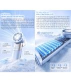  Quạt cầm tay sò lạnh miLife F11 thân xoay 180 độ, pin 4000mAh 9 tiếng, gió 9.8m/s - Bảo hành 12 tháng 