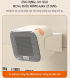  Quạt sưởi gốm mini miLife AH41 công suất 1000W làm nóng nhanh - 2 chế độ có thể treo tường đa năng 