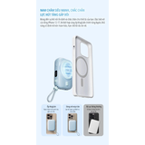  Sạc dự phòng 10000mAh milife 22.5W từ tính Magnetic cho iphone - Màn hình led hiển thị phần trăm pin BH 12 tháng 