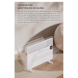  Máy sưởi điện đối lưu miLife AH44 công suất 2200w có remote điều khiển - Bảo hành 12 tháng 