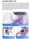  Quạt cầm tay tích điện miLife F10 đầu xoay 180 độ 