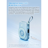  Sạc dự phòng 10000mAh milife 22.5W từ tính Magnetic cho iphone - Màn hình led hiển thị phần trăm pin BH 12 tháng 