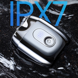  Máy cạo râu điện miLife S60P toàn thân inox, nắp hút có gương, pin 60 ngày, hiển thị phần trăm pin 