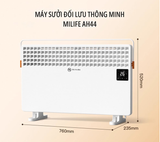  Máy sưởi điện đối lưu miLife AH44 công suất 2200w có remote điều khiển - Bảo hành 12 tháng 