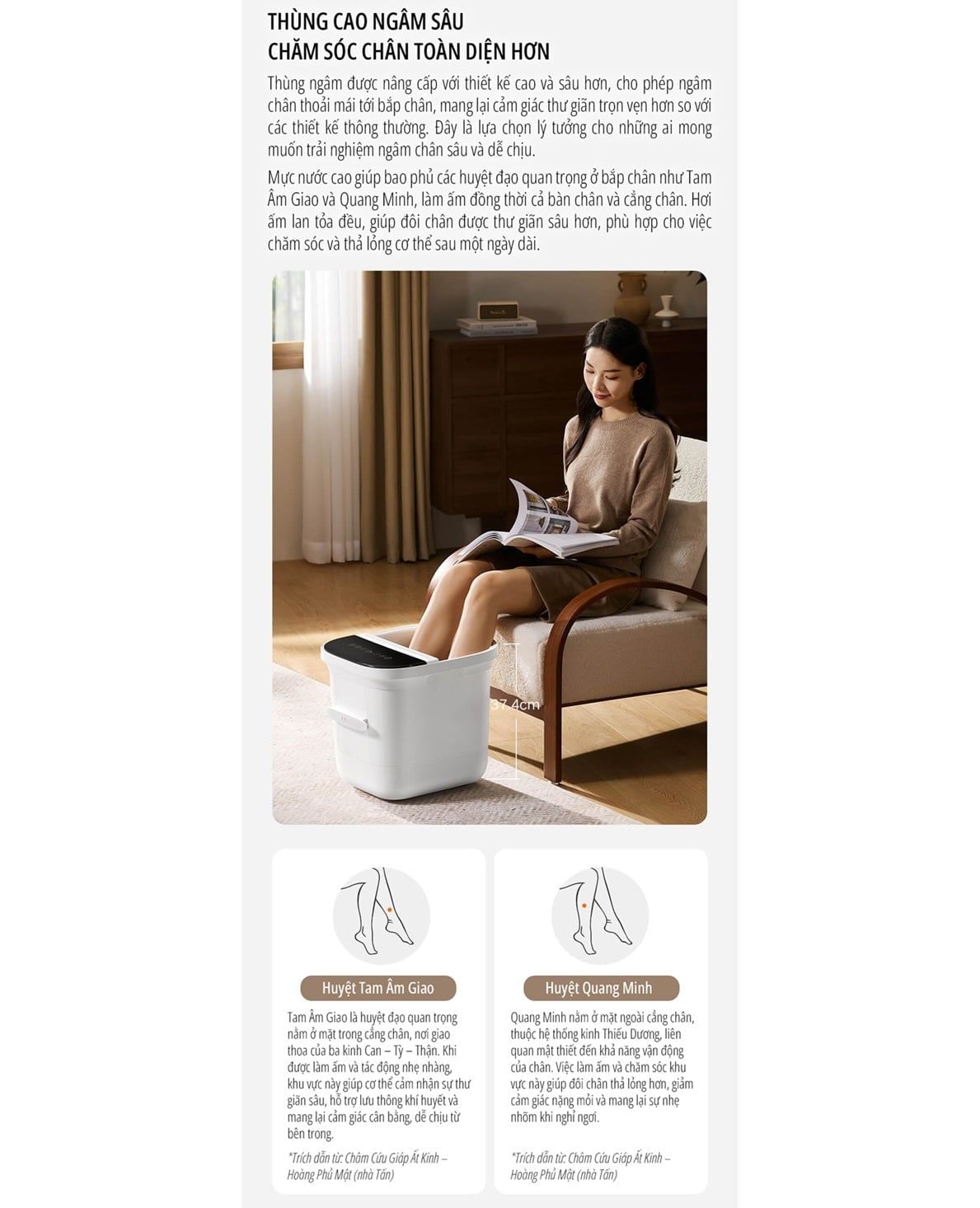  Bồn ngâm chân massage miLife YMZ-B5 với 3 chế độ - Bảo hành 12 tháng 