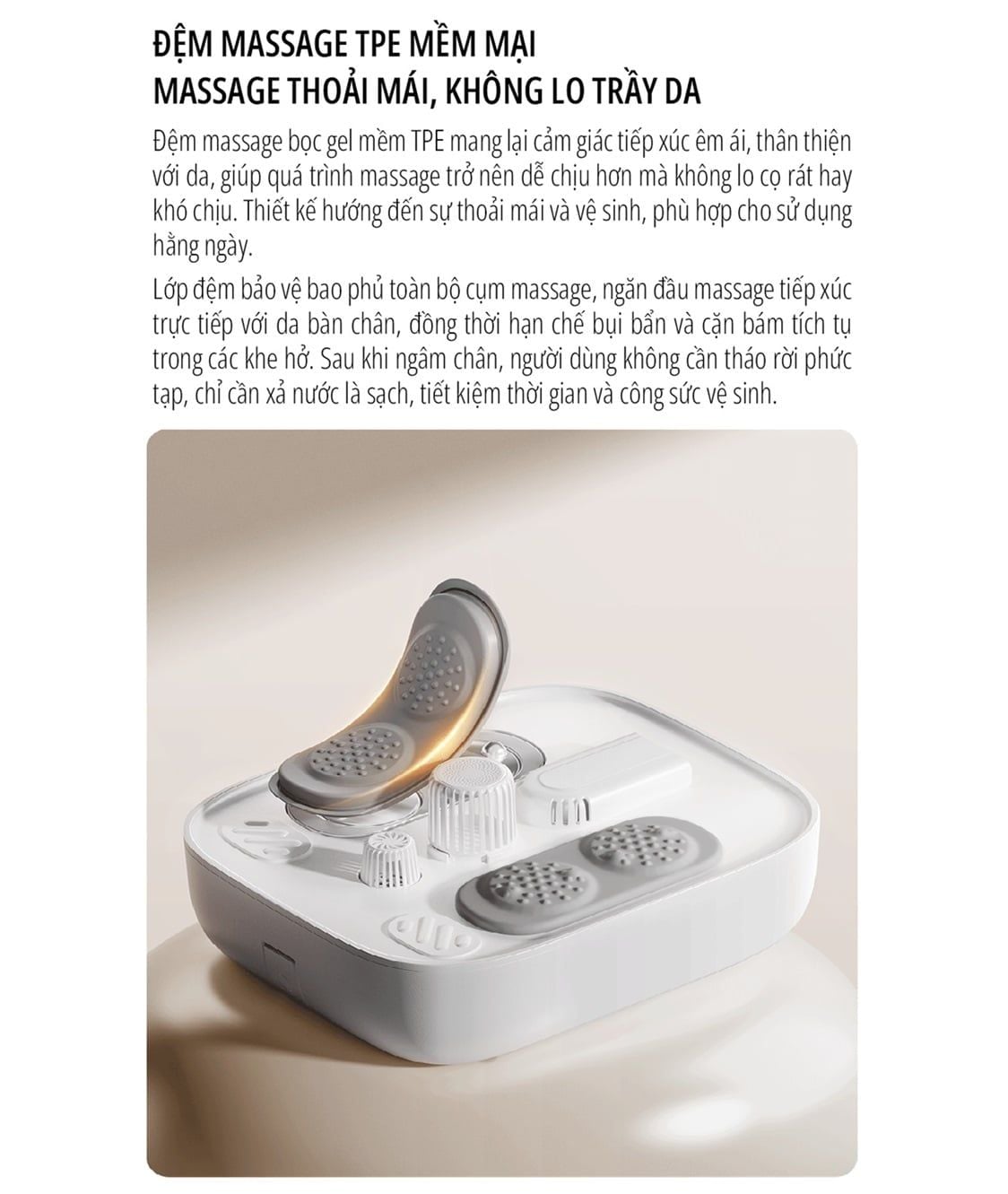  Bồn ngâm chân massage miLife YMZ-B5 với 3 chế độ - Bảo hành 12 tháng 