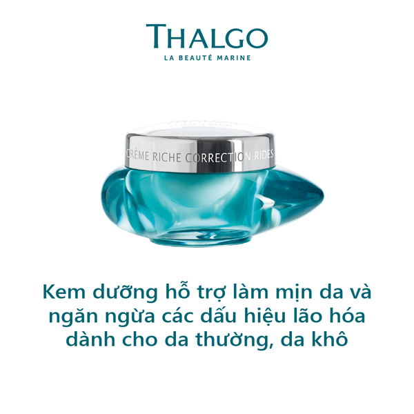  Kem dưỡng hỗ trợ làm mịn da và ngăn ngừa các dấu hiệu lão hóa dành cho da thường, da khô Wrinkle Correcting Rich Cream 