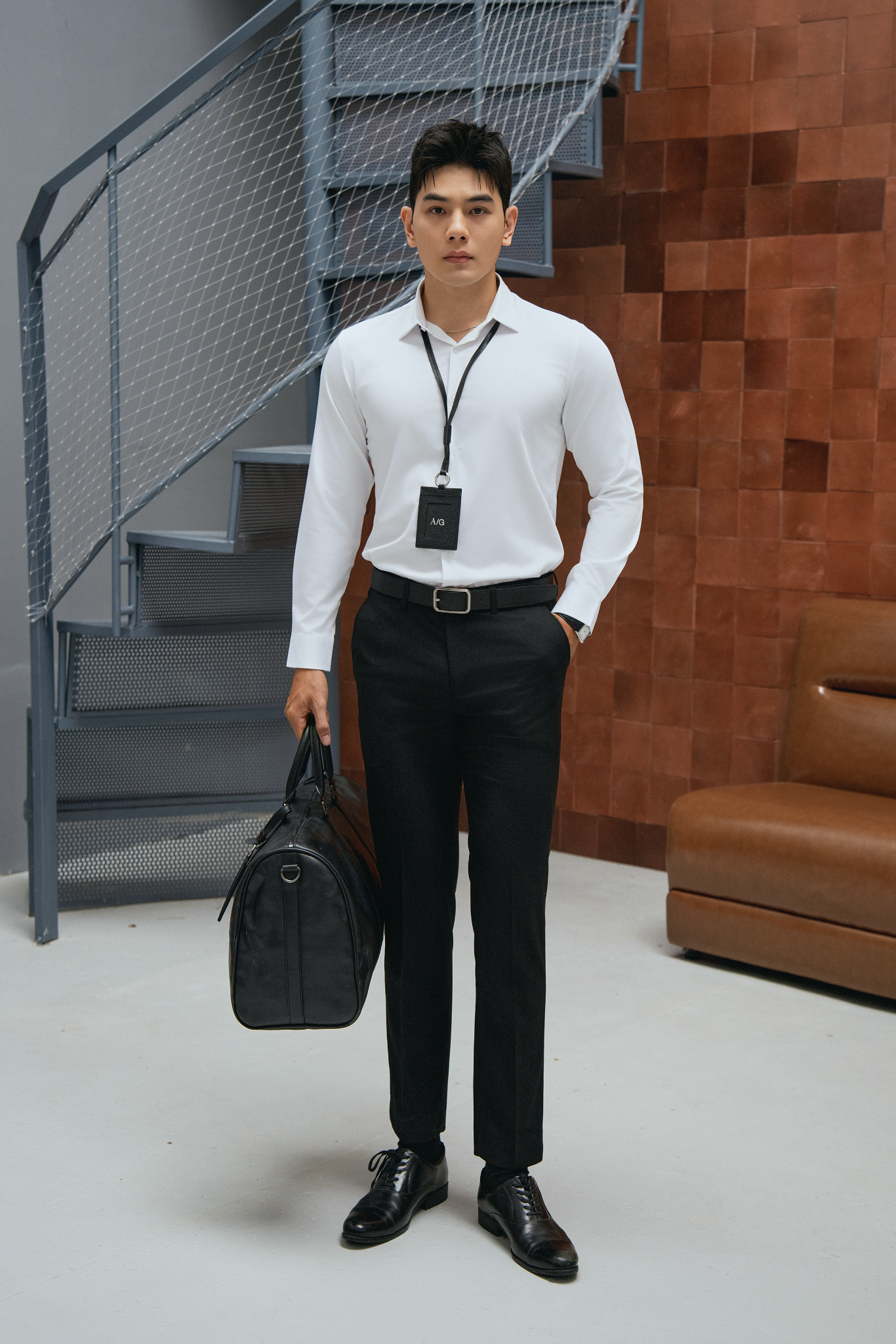  SOMI NAM 007-2 - SLIM FIT TRẮNG GẠO 