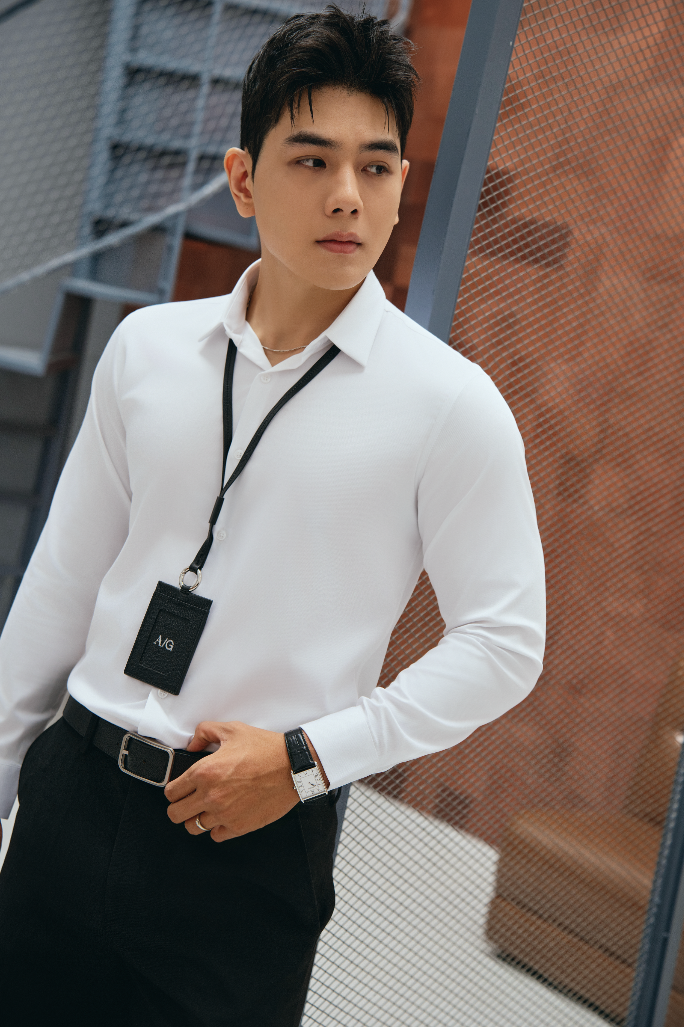  SOMI NAM 007-2 - SLIM FIT TRẮNG GẠO 