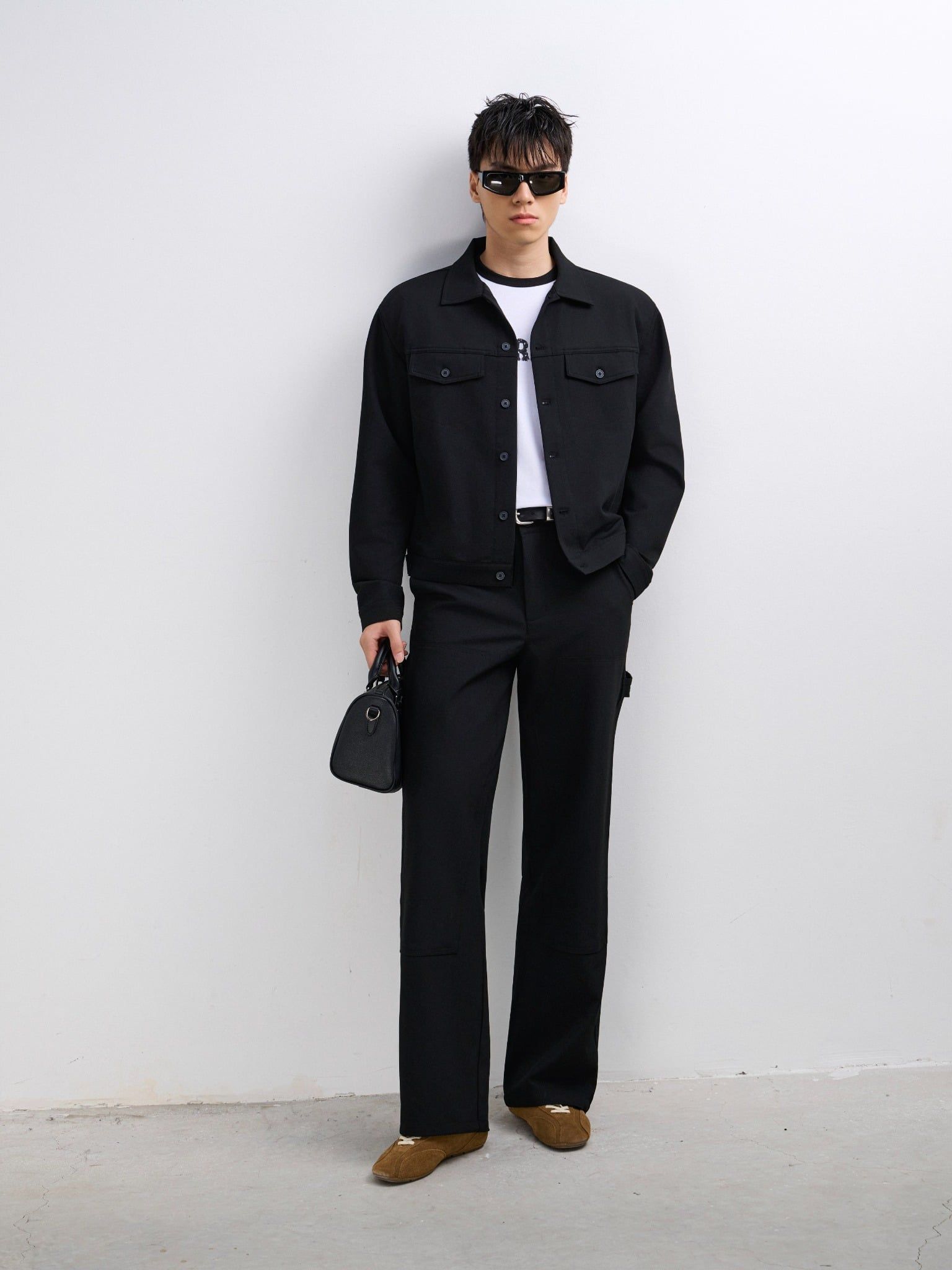  KHOÁC NAM KAKI TT11-REGULAR FIT ĐEN 