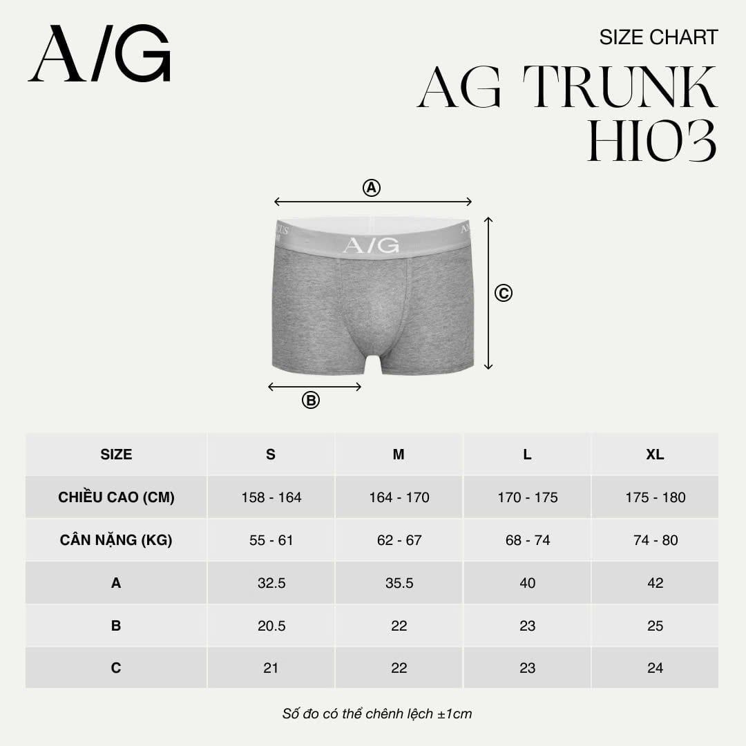  UNDERWEAR BOXER HI03-BẢN LỚN ĐEN 