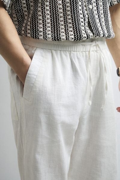  QUẦN TÂY NAM LINEN 715-3 REGULAR FIT TRẮNG 