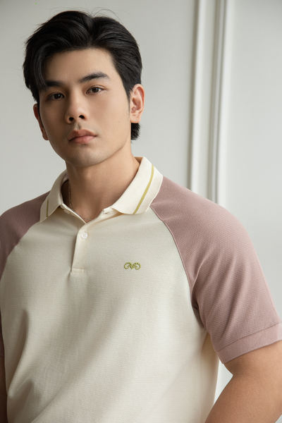  POLO NAM 8892-REGULAR FIT KEM TAY HỒNG 