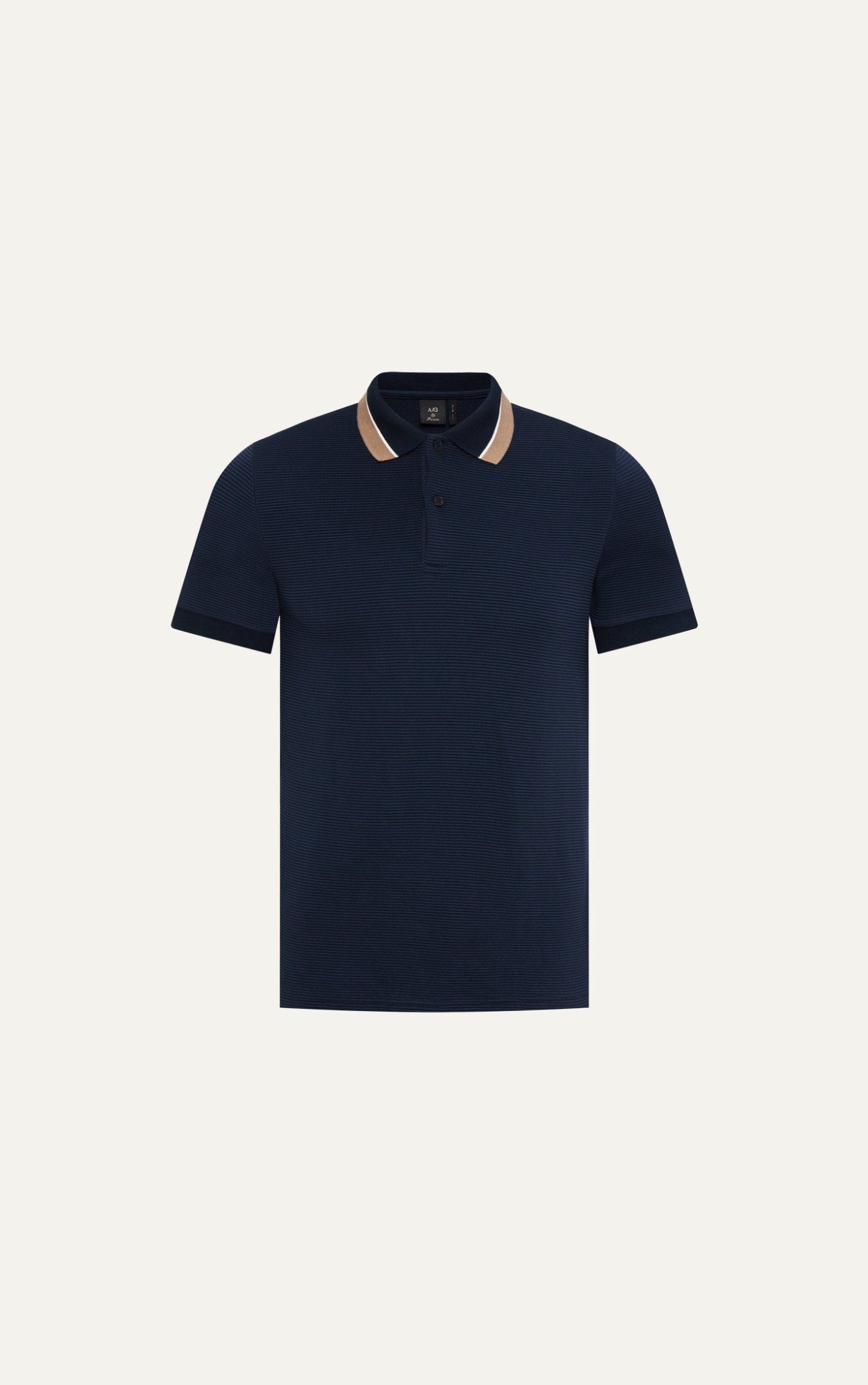  POLO NAM 9001- VẢI GÂN SLIM FIT XANH ĐEN 