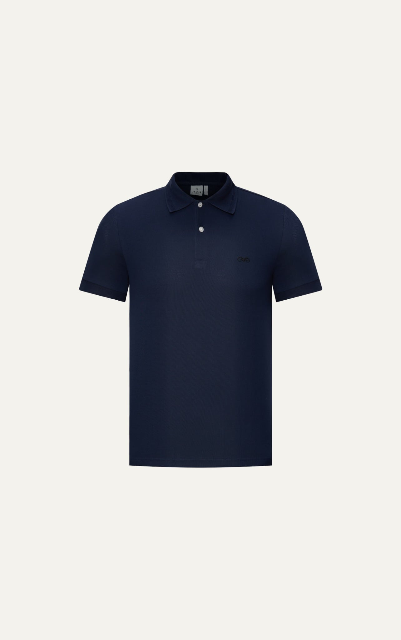  POLO NAM 9002-01 CỔ VIỀN NGUYỆT QUẾ-SLIM FIT XANH ĐEN 