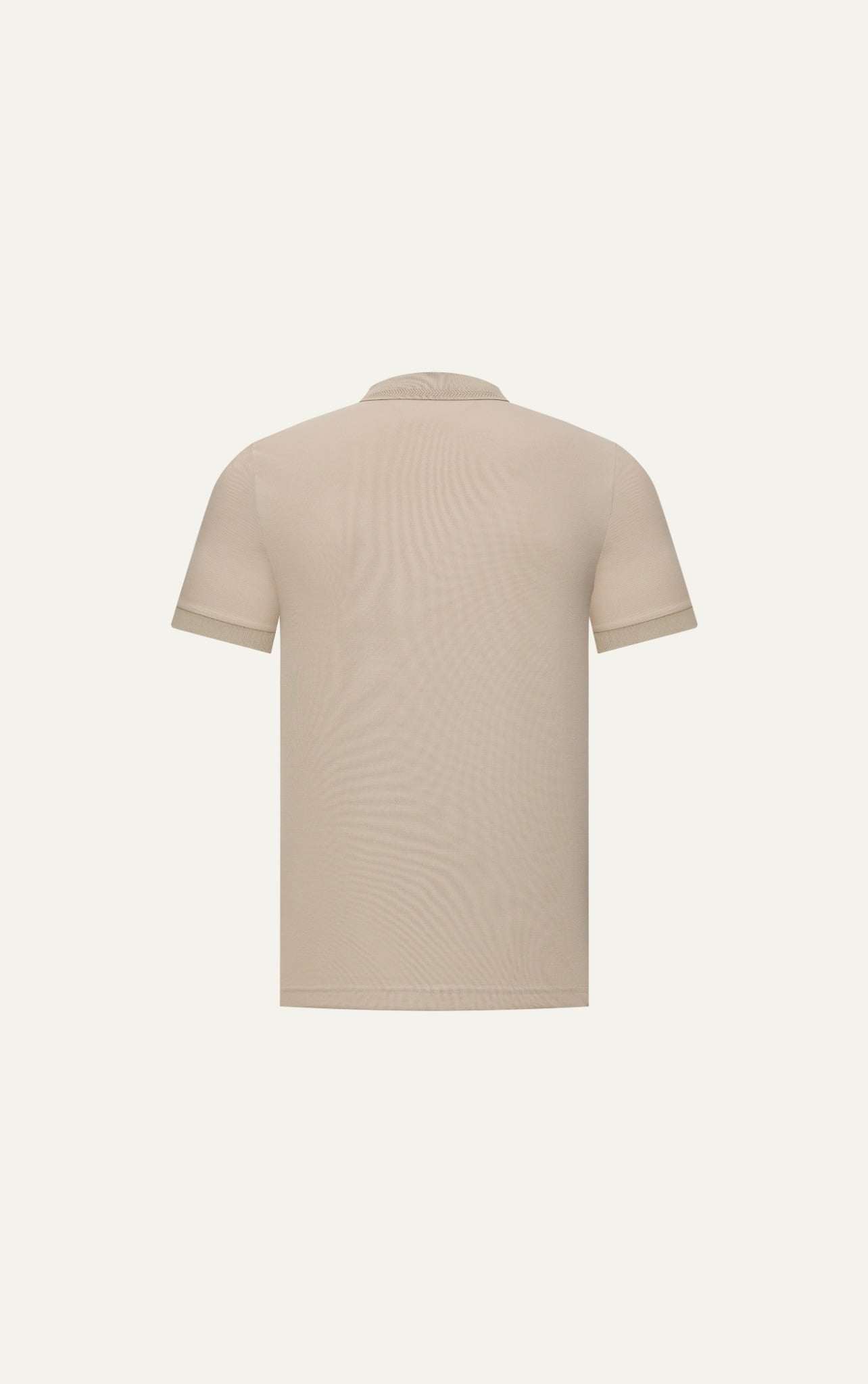  POLO NAM 9002-02 CỔ VIỀN NGUYỆT QUẾ-SLIM FIT KEM BE 