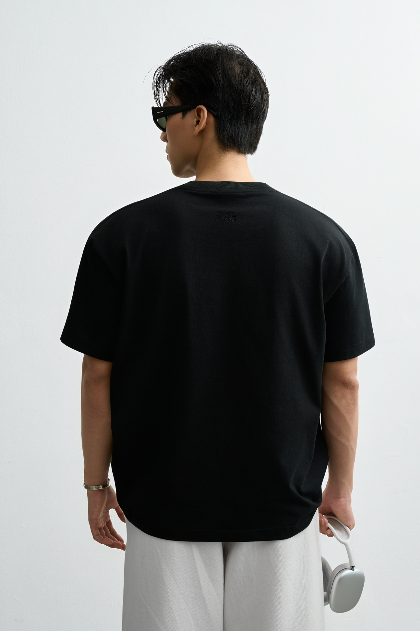  ÁO THUN NAM HT17-LOOSE FIT ĐEN 