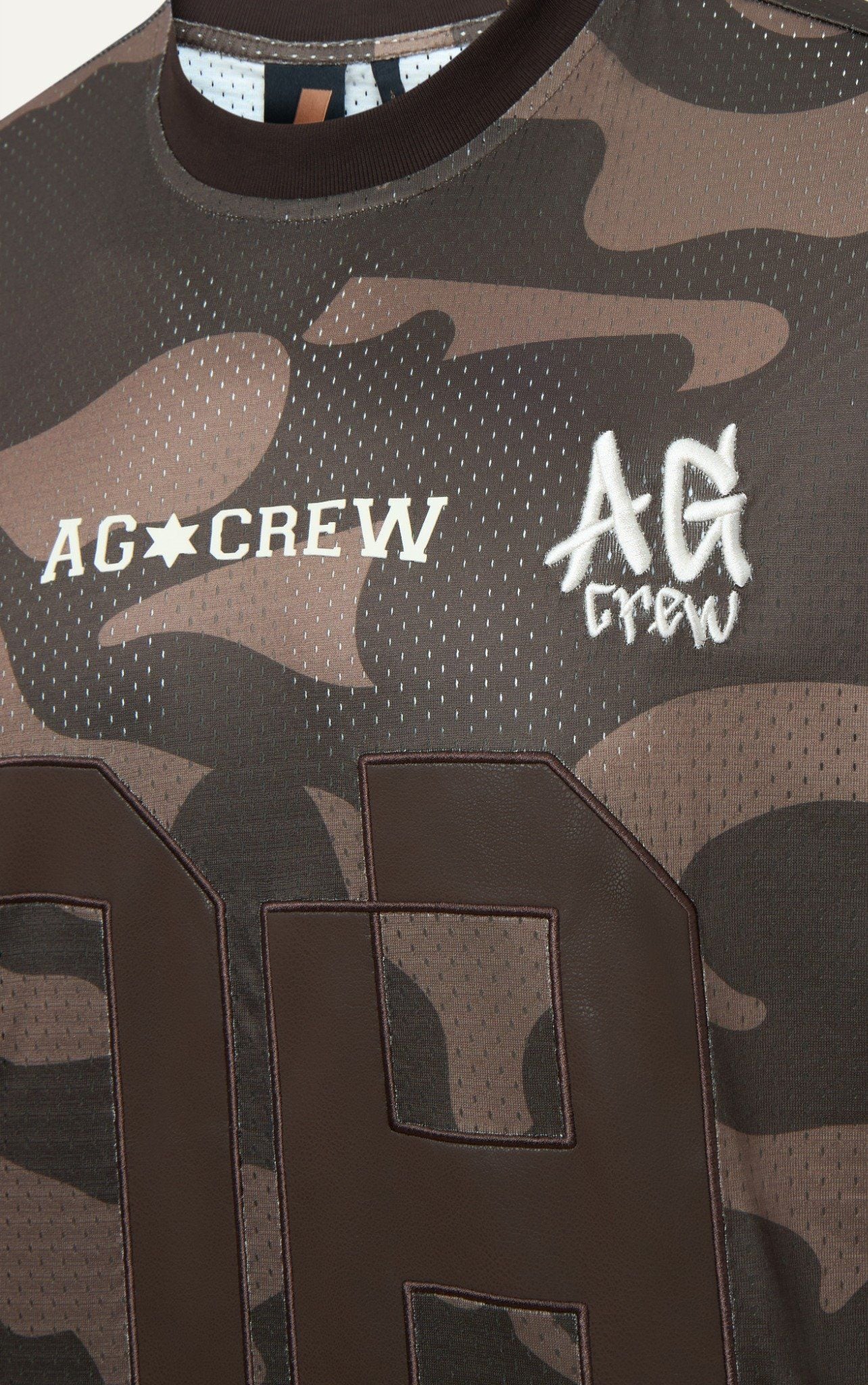  ÁO THUN NAM HT25-LOOSE FIT BÔNG LÍNH NÂU 