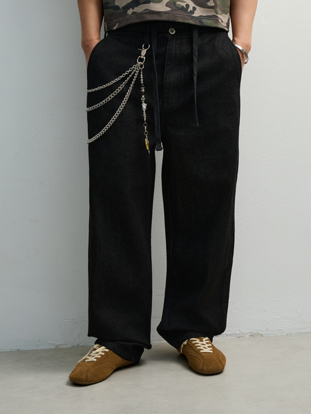  JEAN NAM K01-LOOSE FIT XANH ĐEN 