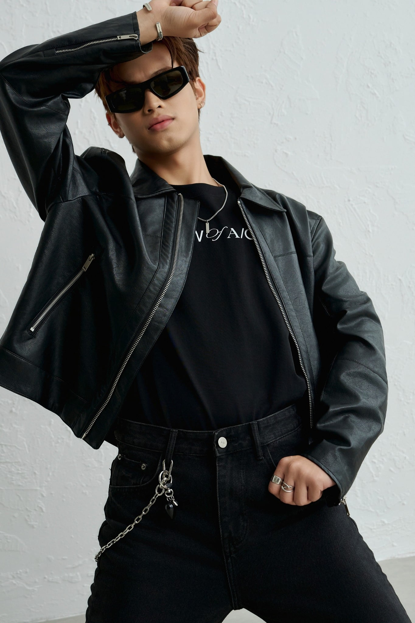  KHOÁC NAM DA N262-LOOSE FIT ĐEN 