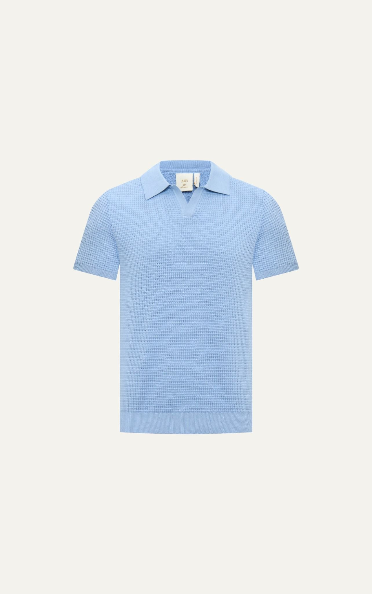  POLO NAM DỆT KIM N739-REGULAR FIT BIỂN 