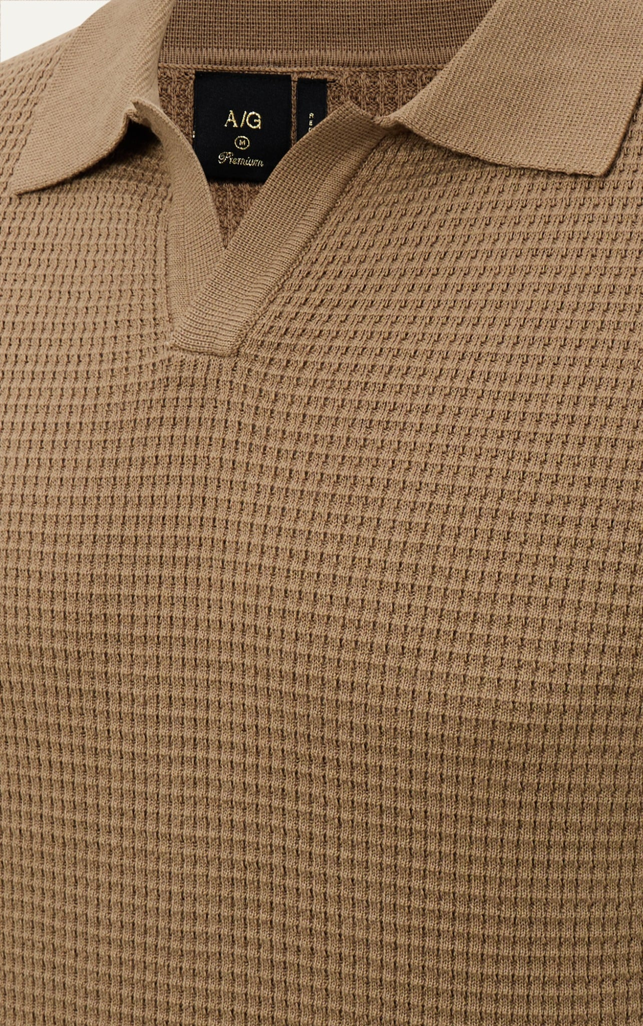  POLO NAM DỆT KIM N739-REGULAR FIT NÂU BR 