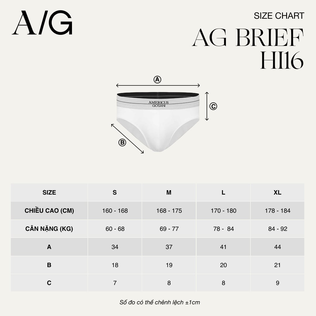  UNDERWEAR HI16-TAM GIÁC ĐEN 