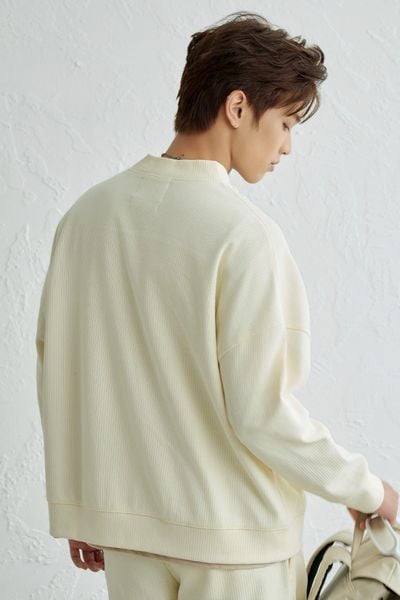  KHOÁC NAM BOMBER COTTON TL12- LOOSE FIT KEM 