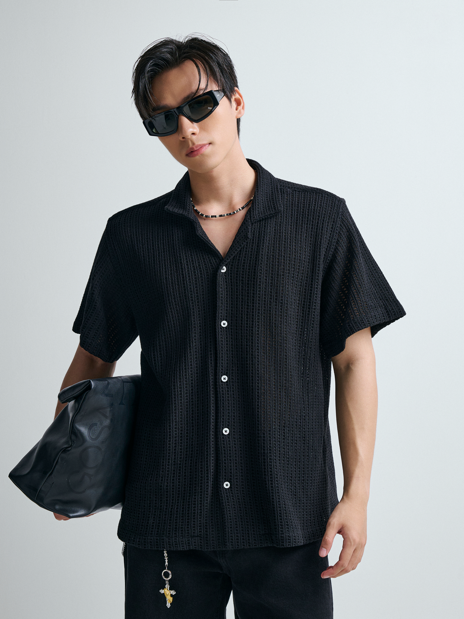  SOMI NAM TR543-LOOSE FIT CUBAN ĐEN 