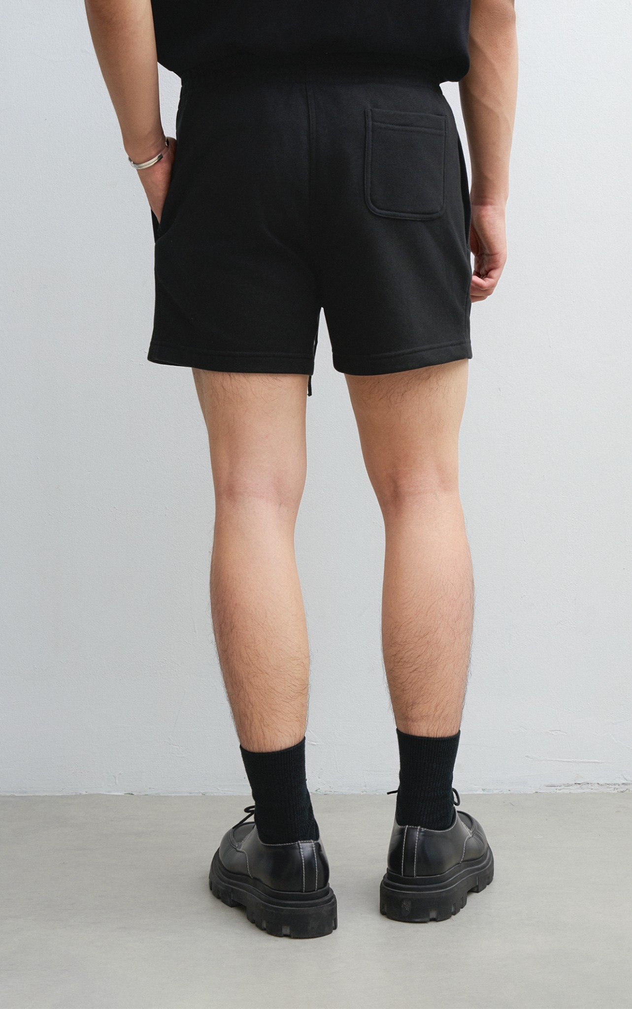  SHORT NAM TT01-LOOSE FIT ĐEN 