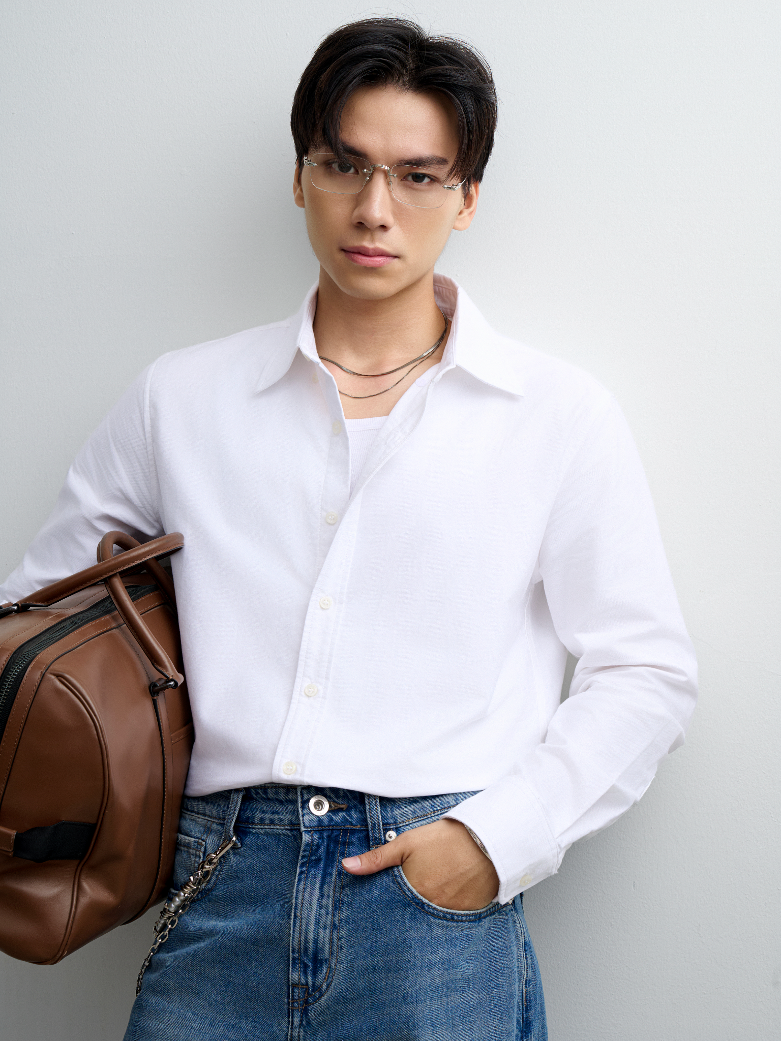  SOMI NAM TT02-LOOSE FIT TRẮNG 