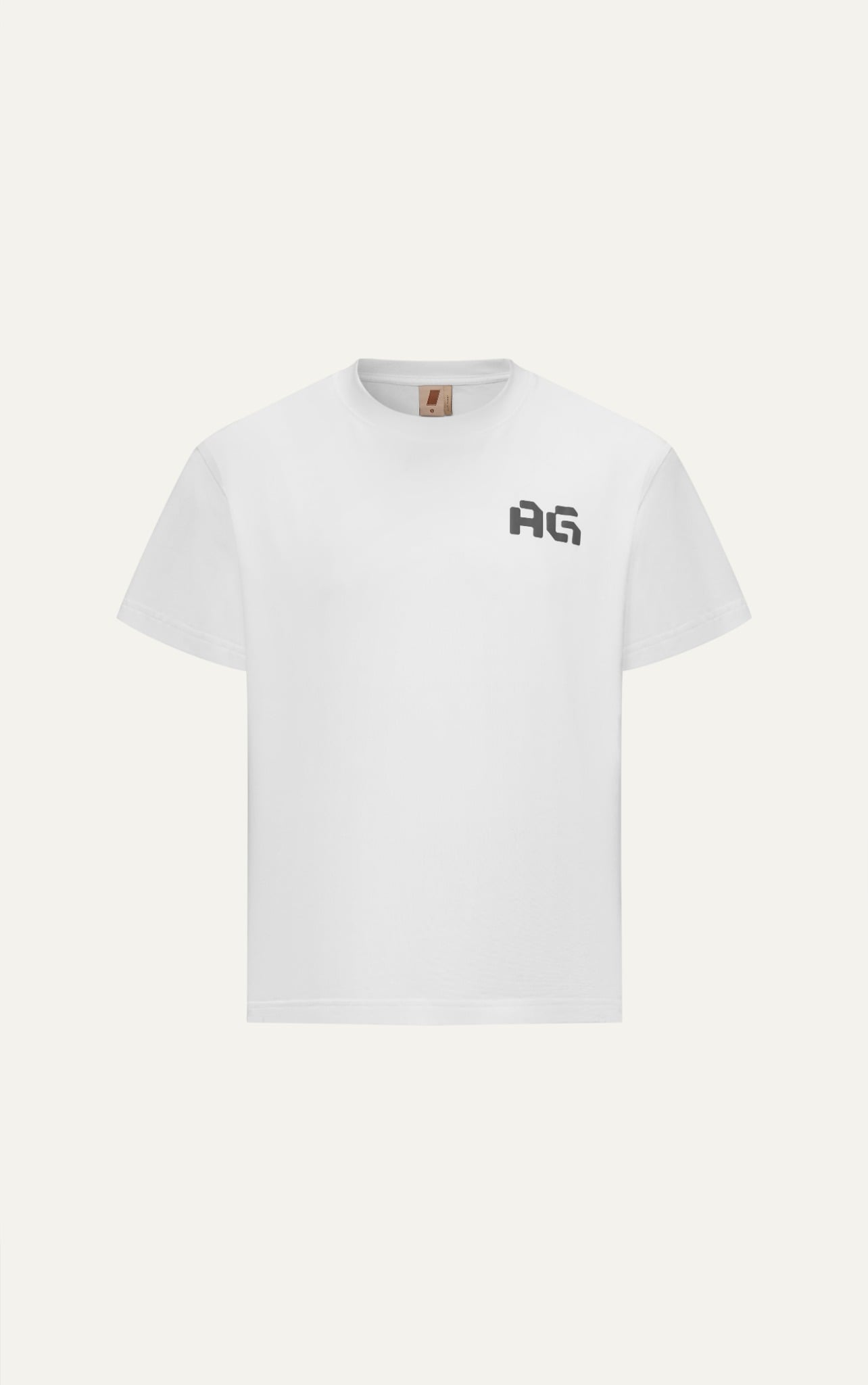  ÁO THUN NAM TT15-LOOSE FIT TRẮNG 