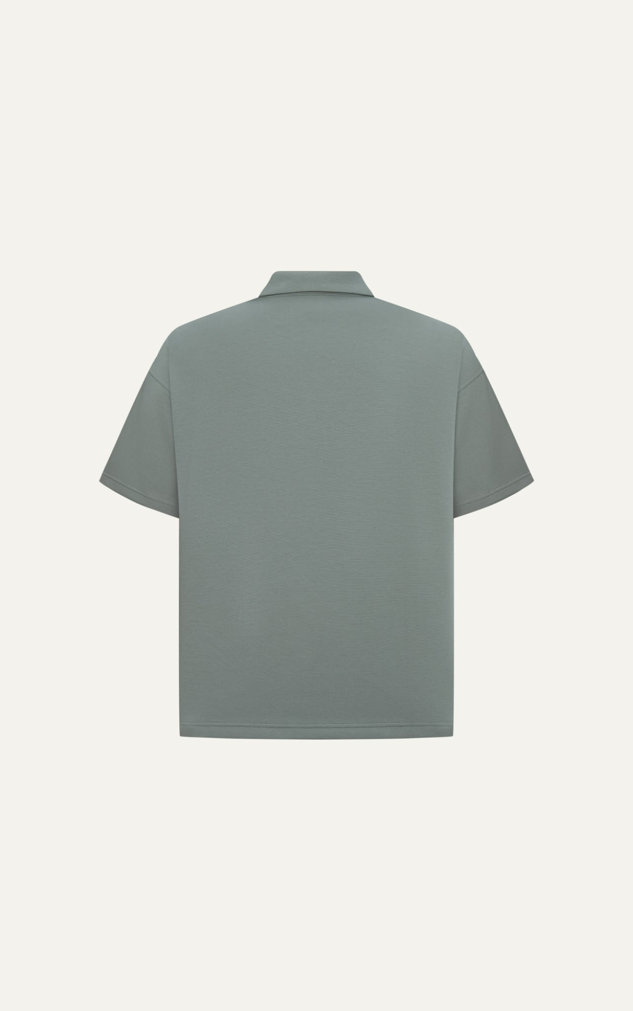  POLO NAM FORM RỘNG TT20- CỔ V XANH ĐẬU 