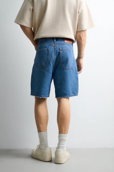  SHORT NAM JEAN X1-LOOSE FIT BIỂN TƯƠI 