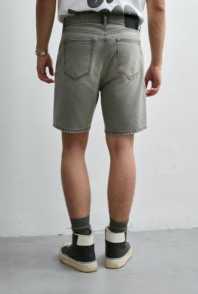  SHORT NAM JEAN X2-LOOSE FIT XÁM WASH 